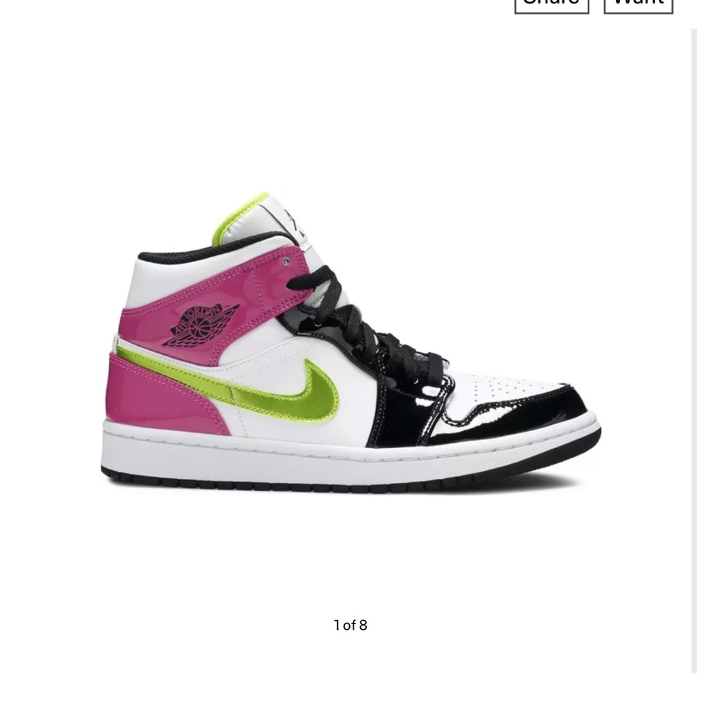 Air Jordan 1 Mid SE 'Cyber Active Fuchsia'